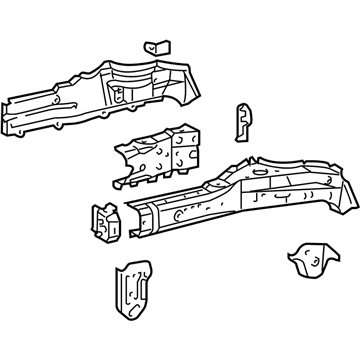 Toyota 57102-47900 Sidemember Assembly