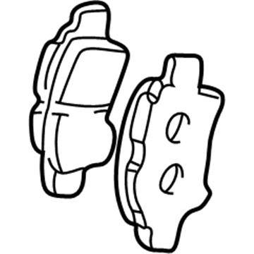 Toyota 04465-21030 Front Pads