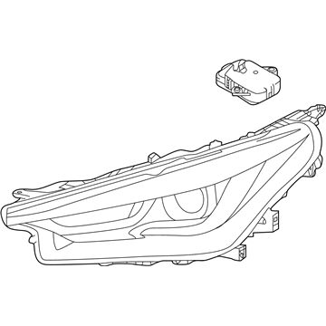 Infiniti 26010-5NA0A Headlamp Assembly Right