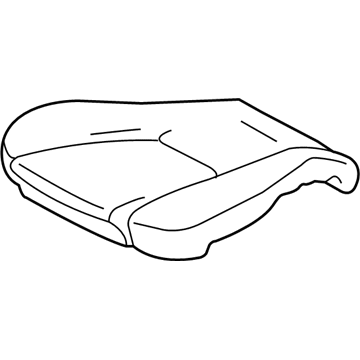 Toyota 71512-02020 Seat Cushion Pad