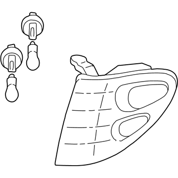 Toyota 81520-0C020 Signal Lamp Assembly