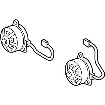 Lexus 16363-38160 Motor, Cooling Fan