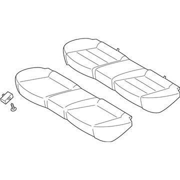 Kia 89100B0880KMX Cushion Assembly-Rear Seat