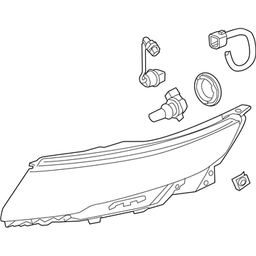 GM 22902126 Capsule/Headlamp/Fog Lamp Headlamp