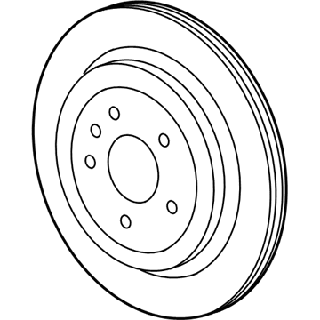 GM 13578196 Rear Brake Rotor