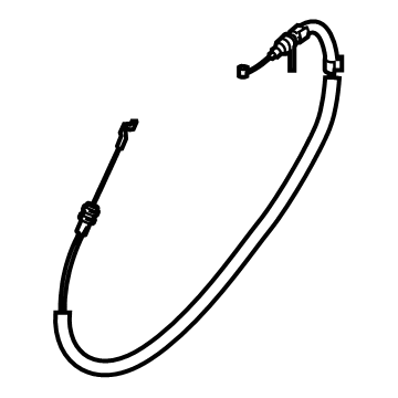 BMW 51-22-7-430-927 Bowden Cable, Outside Door H