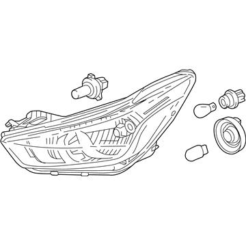 GM 42409534 Headlamp Assembly