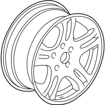 Mopar RC88TAEAB Aluminum Wheel