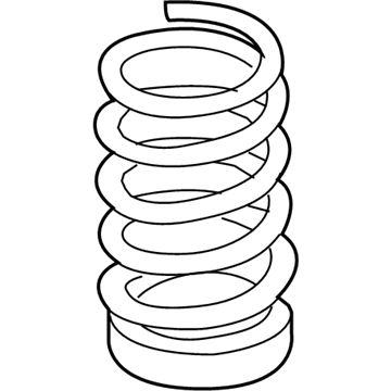 BMW 33-53-2-284-578 Coil Spring, Rear