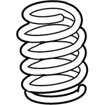 Toyota 48231-42370 Spring, Coil, Rear