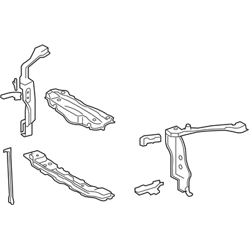 Lexus 53201-50090 Support Sub-Assy, Radiator