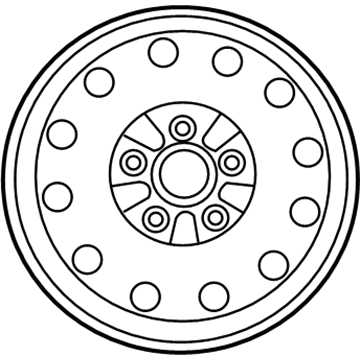 Ford 3W1Z-1007-EA Spare Wheel