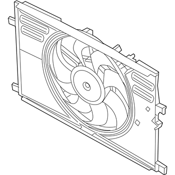 Mopar 68489476AA Fan MODUL-Radiator Cooling