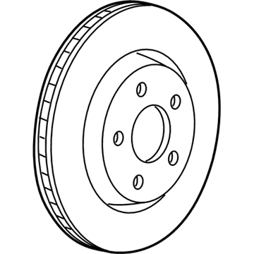 Mopar 5181513AD Front Brake Rotor