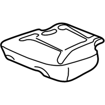 Honda 82532-SCA-G01 Pad, L. RR. Seat Cushion