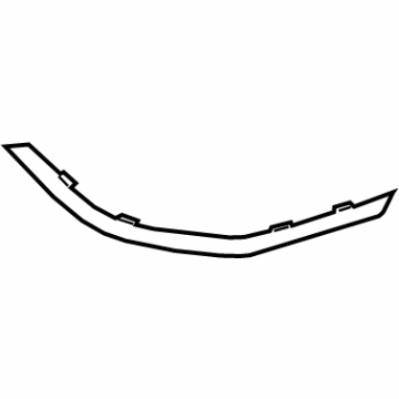 Hyundai 86694-S2500 MOULDING-REAR BUMPER, LH