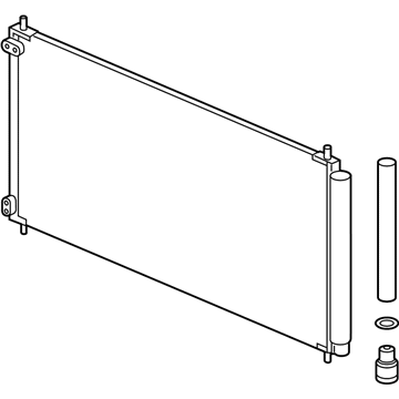 Acura 80110-TZ3-A01 Condenser Assembly