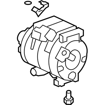 Acura 38810-5J2-A02 Compressor Complete