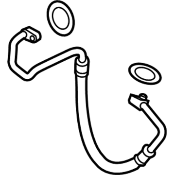 Acura 80315-TZ3-A01 Hose Complete , Dischar