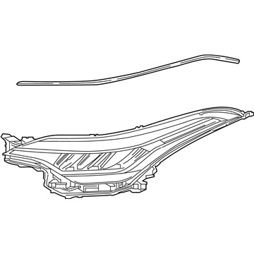 Toyota 81070-10A70 Headlamp Assembly