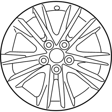 Lexus 42611-33721 Wheel, Disc