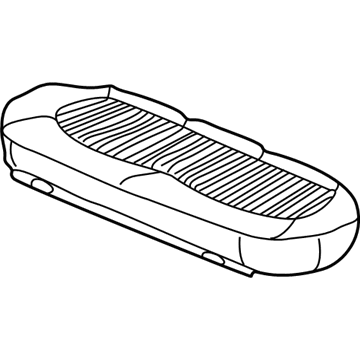 Honda 82131-S4K-A22ZB Cover, Rear Seat Cushion Trim (Mild Beige) (Ts Tech)