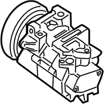Nissan 92600-ZX50A Compressor - Cooler