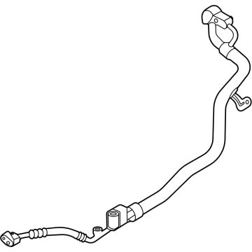 BMW 64-50-9-875-198 REFRIGERANT LINE, DUAL LINE