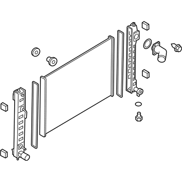 Infiniti 21410-1MG0A Radiator Assembly