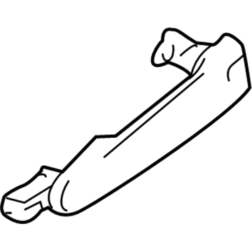 Nissan 80640-1FA8B Outside Handle Grip, Passenger Side
