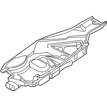 BMW 64-31-6-921-601 Air Inlet Left