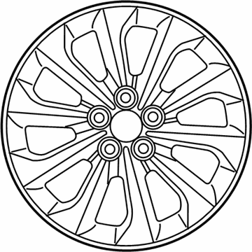 Toyota 42611-12D50 Wheel, Alloy