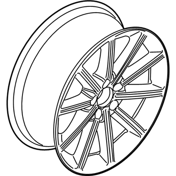 Ford DA8Z-1007-B Wheel, Alloy