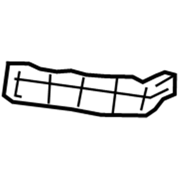Honda 71193-T2A-A01 Spacer R, FR Bumpe