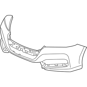 Honda 04711-T3V-A90ZZ Face, Front Bumper (Dot)