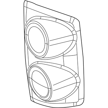 Mopar 55277303AC Lamp-Tail Stop Backup