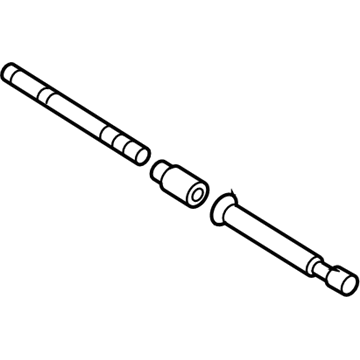 Nissan 38230-4JR0A Shaft Assembly-Side, Differential