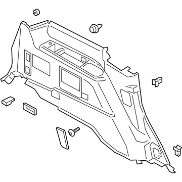 Ford JL1Z-4031113-AF Quarter Trim Panel