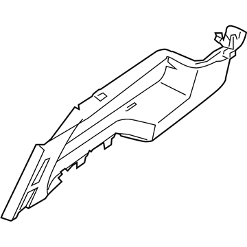 Nissan 84940-7S000 Finisher-Luggage Side, Upper RH