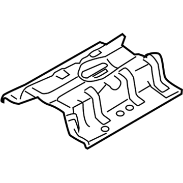 Hyundai 28794-3M000 Panel-Heat Protector, Center
