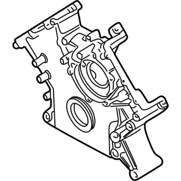 BMW 11-14-1-407-316 Timing Case Cover, Bottom