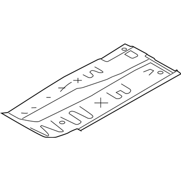 BMW 41-12-7-473-517 FLOOR PANEL LEFT
