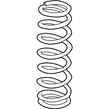 Acura 52441-S0K-A01 Spring, Rear (Showa)