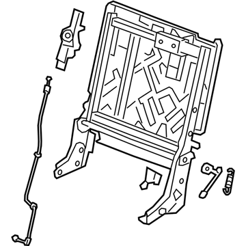 GM 85123806 Seat Back Frame