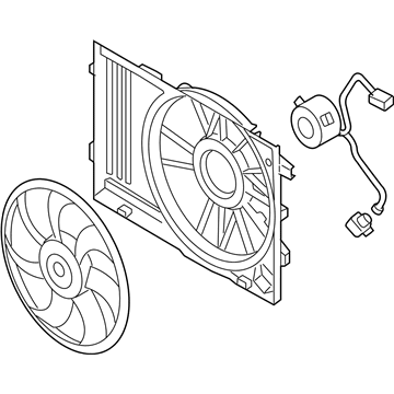 Kia 253801F381 Blower Assembly-Radiator