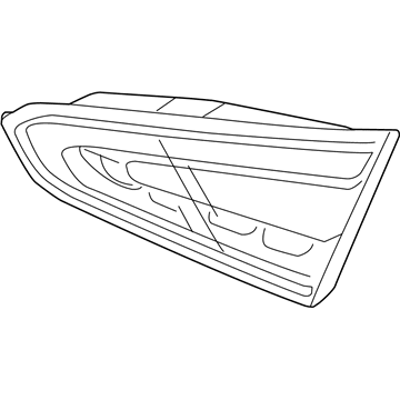 Kia 92440A7330 Lens & Housing-Rear Combination Inside