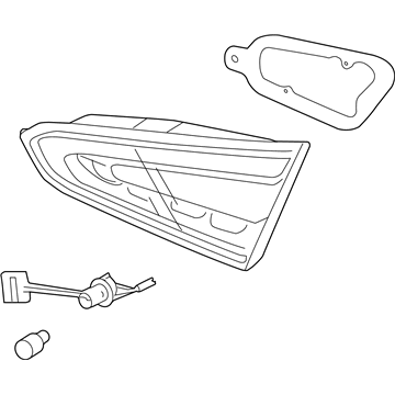 Kia 92403A7330 Lamp Assembly-Rear Combination Inside