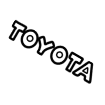 Toyota 75441-02070 Nameplate