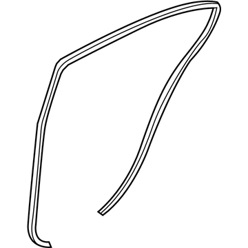 Kia 83110F6000 WEATHERSTRIP-Rear Door Body Side