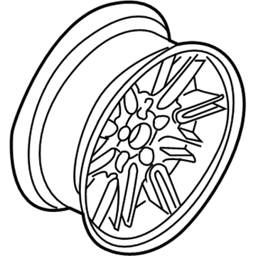 BMW 36-11-2-228-960 Light Alloy Rim Chromshadow
